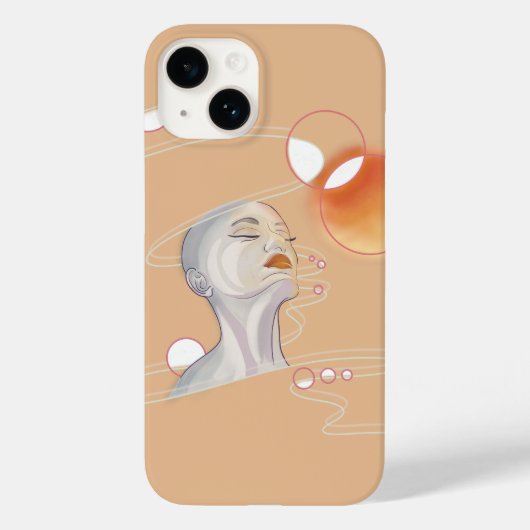 Nebula Attack en Galactic Pearl Ketting Case-Mate iPhone Case (Achterkant)