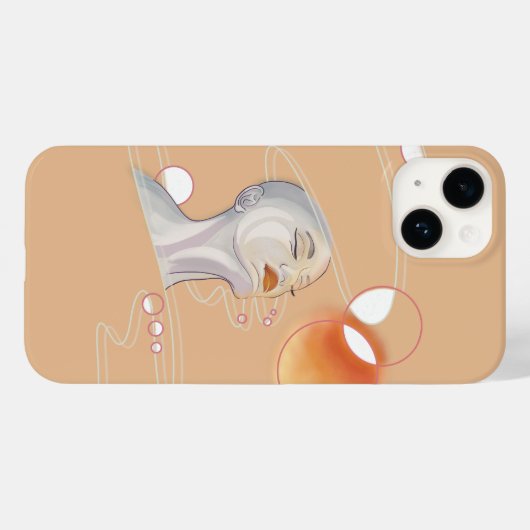 Nebula Attack en Galactic Pearl Ketting Case-Mate iPhone Case (Achterkant (horizontaal))