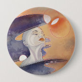 Nebula Attack en Galactic Pearl Ketting Ronde Button 4,0 Cm (Voorkant)