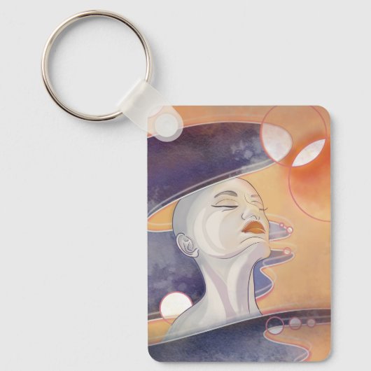 Nebula Attack en Galactic Pearl Ketting Sleutelhanger (Voorkant)