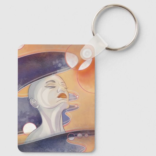 Nebula Attack en Galactic Pearl Ketting Sleutelhanger (Achterkant)