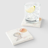 Nebula Attack en Galactic Pearl Ketting Stenen Onderzetter (Zijkant)