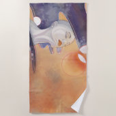 Nebula Attack en Galactic Pearl Ketting Strandlaken (Voorkant)