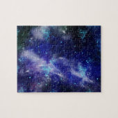 Nebula bleue Galaxy Aquarelle Jigsaw Puzzle (Horizontal)