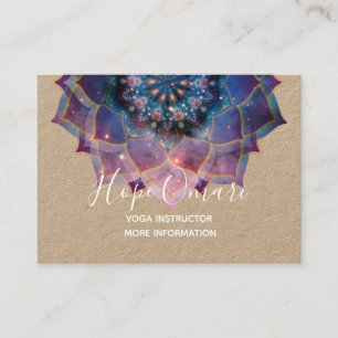 Nebula Bloom Mandala Visitekaartje