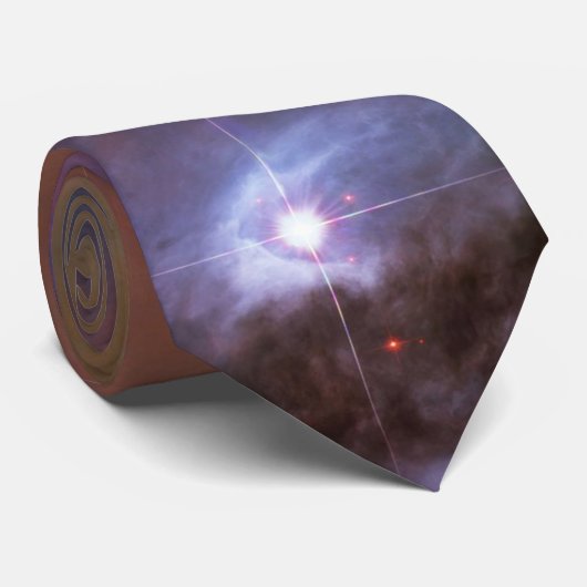 Nebula bright sterren galaxy hipster geek coole sp stropdas (Opgerold)