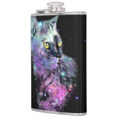 Nebula Cat Vinyl Flask Heupfles (Links)