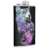 Nebula Cat Vinyl Flask Heupfles (Rechts)