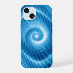 Nebula de spirale cosmique bleu et blanc