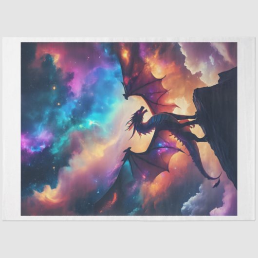 Nebula Dragon Tissuepapier (Voorkant)