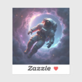 Nebula Drift - Square Vinyl Sticker (Vel)