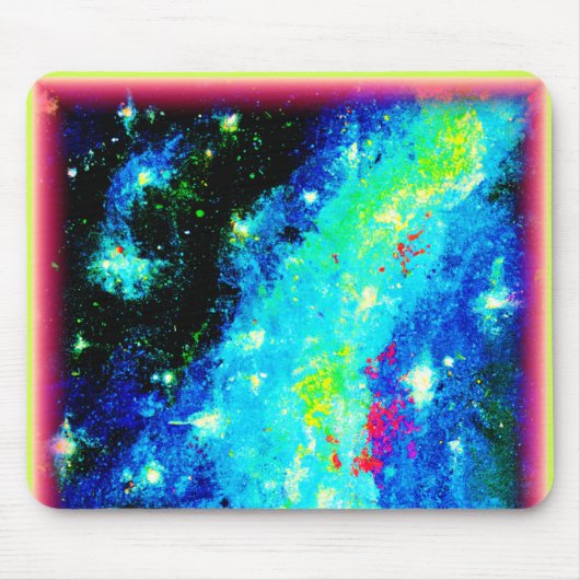 Nebula en ruimtekosmische Design. Bestel nu Muismat (Voorkant)