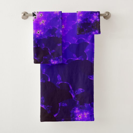 Nebula Fractal Bath Towel Set Bad Handdoek (Insitu)
