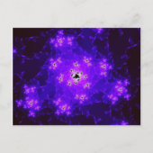 Nebula Fractal Briefkaart (Voorkant)