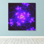 Nebula fractal canvas Print (Insitu (Houten vloer))