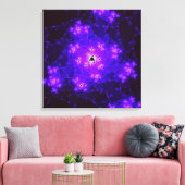 Nebula fractal canvas Print (Insitu (Woonkamer))