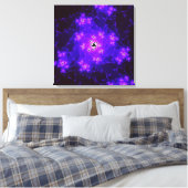 Nebula fractal canvas Print (Insitu (Slaapkamer))