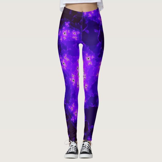 Nebula fractal Leggings (Voorkant)