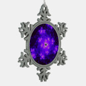 Nebula Fractal Snowflake Ornament (Links)