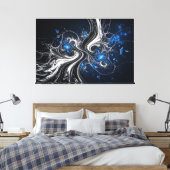 Nebula Fractalis Canvas Afdruk (Insitu (Slaapkamer))