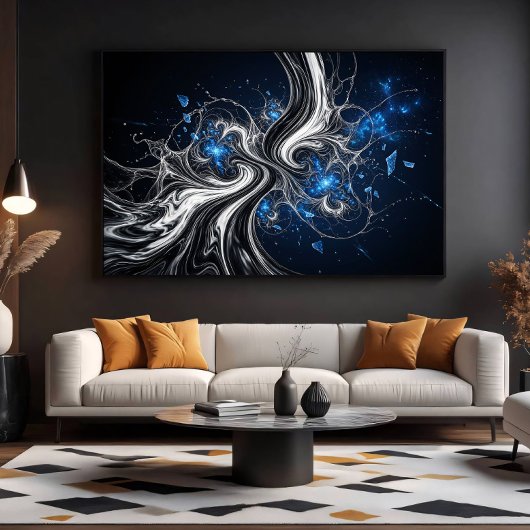 Nebula Fractalis Canvas Afdruk