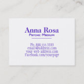 *~* Nebula Galaxy Cosmic Sacred Geometry Visitekaartje (Achterkant)