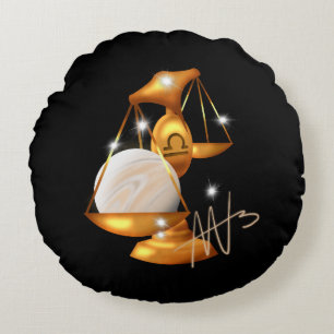 Nebula libra venus dierenriem rond kussen