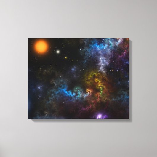 Nebula Menagerie Canvas Afdruk (Voorkant)