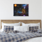 Nebula Menagerie Canvas Afdruk (Insitu (Slaapkamer))