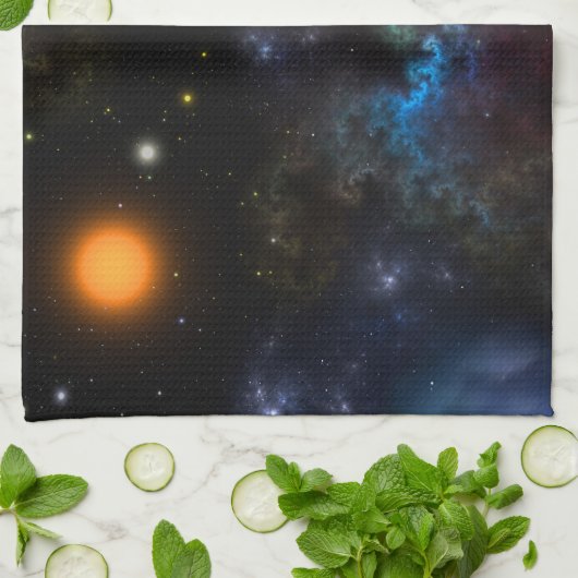 Nebula Menagerie Theedoek (Gevouwen)