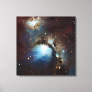 Nebula Messier 78 Space Astronomy Canvas Afdruk