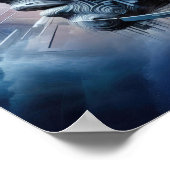 Nebula of Thought - Abstracte Kunst - Surrealistis Poster (Hoek)