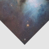 Nebula Orion Astronomie blue beige sky sterren Tissuepapier (Detail)