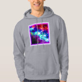Nebula Stars Digital Art Design. Bestel nu Hoodie (Voorkant)