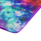 Nebula Stars Digital Art Design. Bestel nu Snijplank (Hoek)