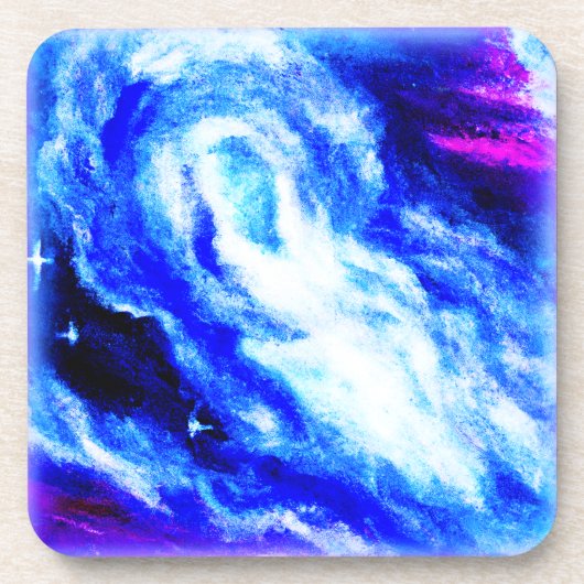 Nebula Stars Mooi design. Bestel nu Bier Onderzetter (Voorkant)