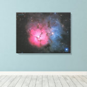 Nebula Trifid (M 20) - Impression en toile moyenne (Insitu (Plancher de Bois))