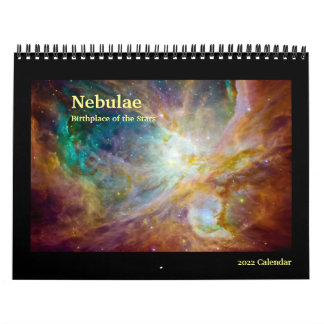 Nebulae 2022 RuimtevaartAfbeeldingen Kalender