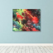 Nebulae fractale 3 toile enrobée (Insitu (Plancher de Bois))