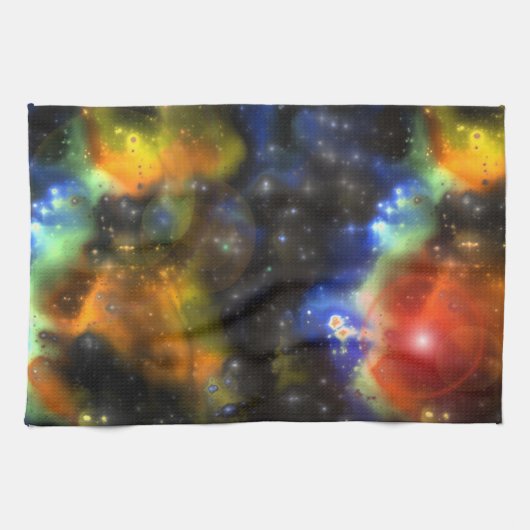 Nebulae fractale 6 Serviette de cuisine (Horizontal)
