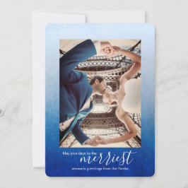 Nebulas Blauwe Ombre, Kerstkaart