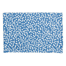 Nebulas Blue met White Snow Stippen kussen hoesjes Kussensloop