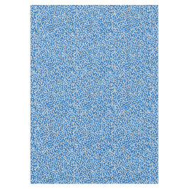 Nebulas Blue met White Snow Stippen Tafelkleed