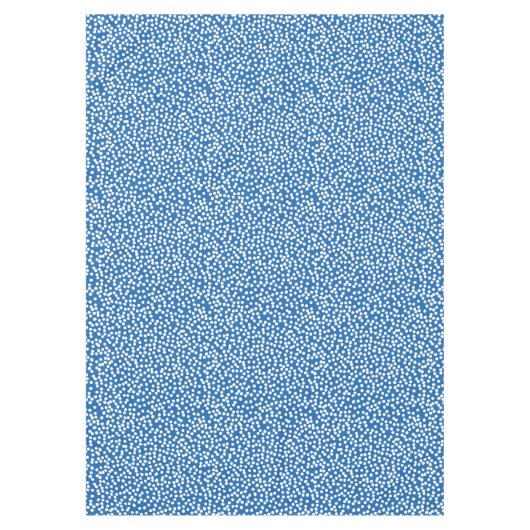 Nebulas Blue met White Snow Stippen Tafelkleed (Voorkant)
