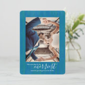 Nebulas Blue Stripe, kerstkaart (Staand voorkant)