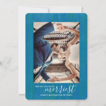 Nebulas Blue Stripe, kerstkaart