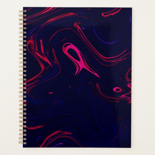 Nebula's Celestial Ballet A Waterverf Symphony Planner (Voorkant)