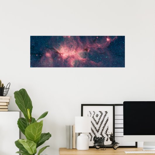 Nébuleuse de la paille du chat, Impression astrono (Bureau à domicile)