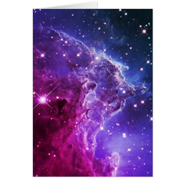 Nébuleuse de la tête de singe ombrée violet hipste (Devant)