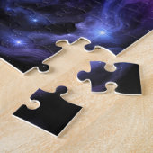 Nébuleuse Violette Bleue Puzzle de l'Espace Profon (Côté)